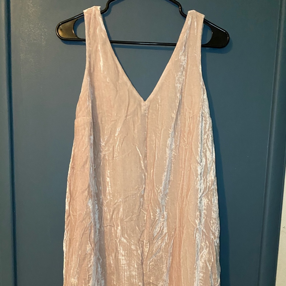 Loft Velvet Light Pink Dress